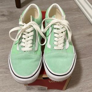 Light Green Old Skool Vans